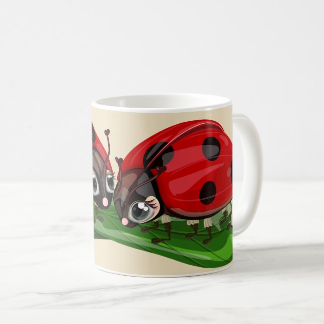 Ladybugs  coffee mug (Front Right)