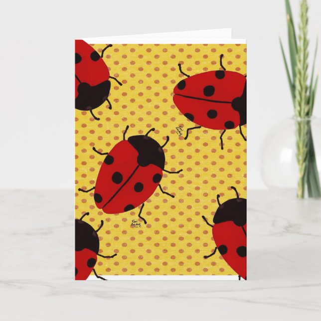 LADYBUGS HOLIDAY CARD (Front)