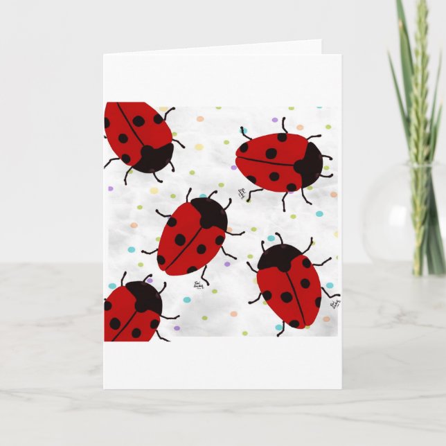 LADYBUGS HOLIDAY CARD (Front)