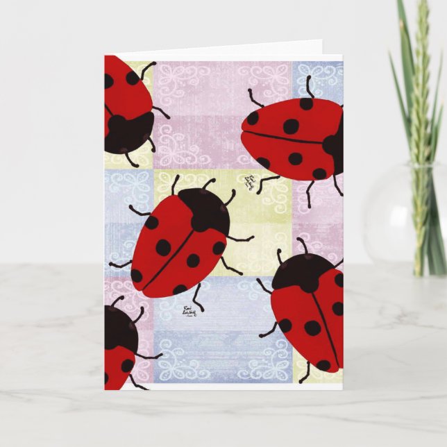 LADYBUGS HOLIDAY CARD (Front)
