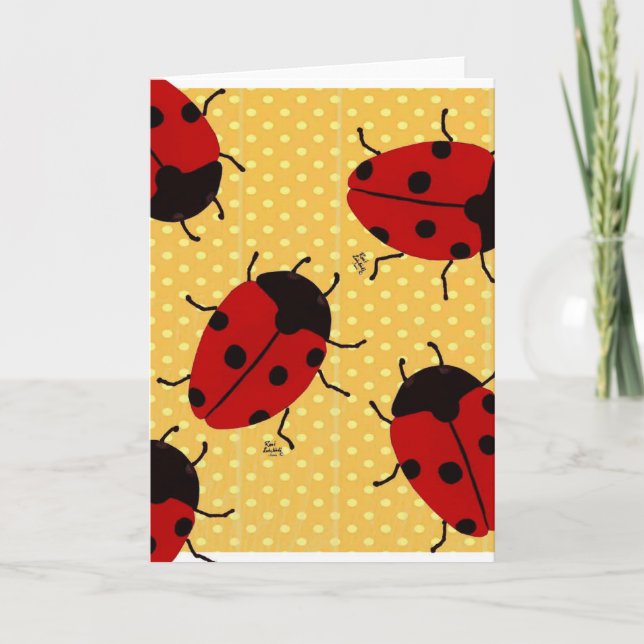 LADYBUGS HOLIDAY CARD (Front)