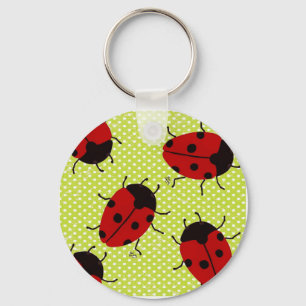 LADYBUGS KEY RING