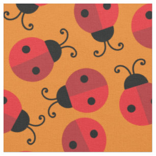 Ladybugs Kids Cute Bugs Baby Nursery Fabric