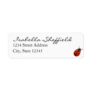 Ladybugs Label