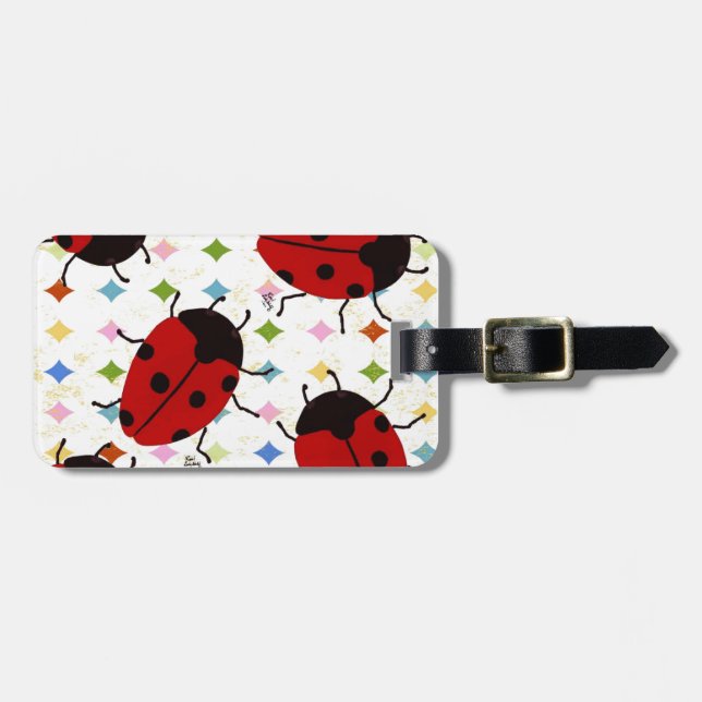 LADYBUGS LUGGAGE TAG (Front Horizontal)