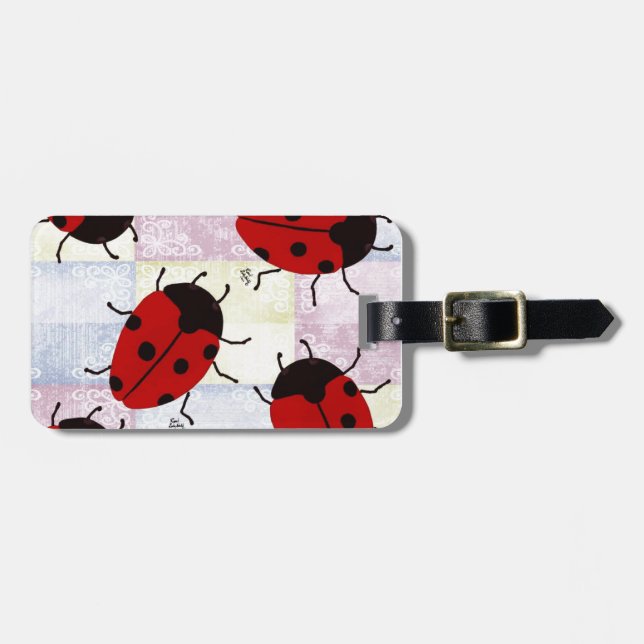 LADYBUGS LUGGAGE TAG (Front Horizontal)