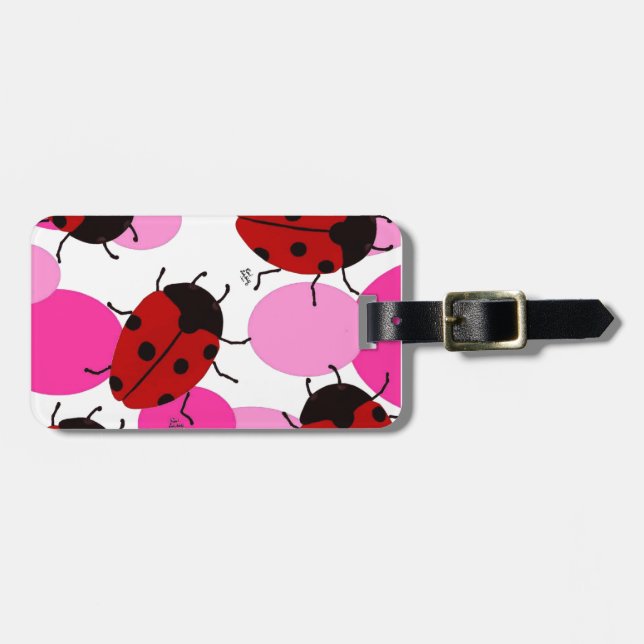 LADYBUGS LUGGAGE TAG (Front Horizontal)