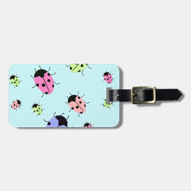 LADYBUGS LUGGAGE TAG (Front Horizontal)