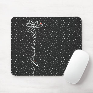 Ladybugs on Doddle Daisy On Polka Dot Mouse Pad