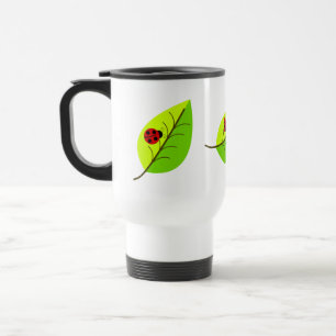 Ladybugs On Leaves Mug