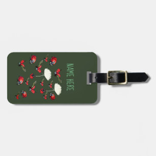 Ladybugs Personalised Luggage Tags