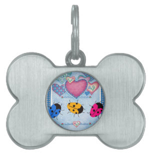 LADYBUGS PET ID TAG