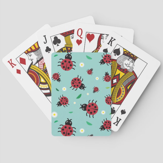 Ladybugs Playing Cards (Back)
