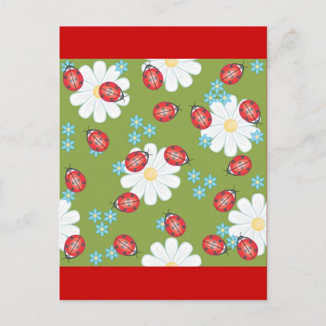 Ladybugs Postcard (Front)