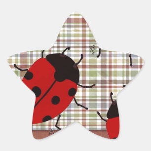 LADYBUGS STAR STICKER