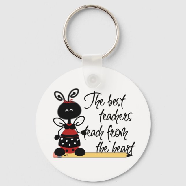 Ladybugs Teacher's Key Chain (Front)