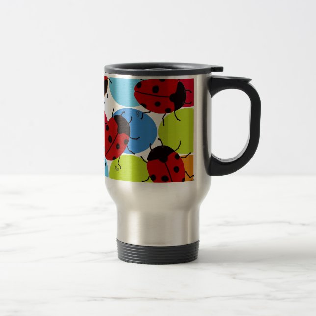 LADYBUGS TRAVEL MUG (Right)