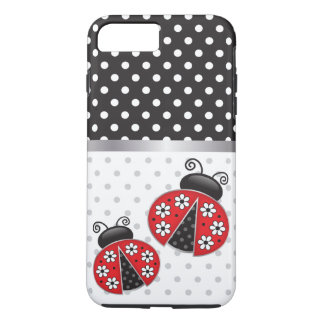 Ladybugs with polka dots iPhone 8 plus/7 plus case
