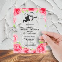 Lady's Big Hat Bridal Shower
