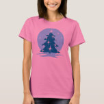 Lady's Blue Christmas Shirts Blue Tree T-Shirts<br><div class="desc">Women's Christmas T-shirt Festive Holiday T-shirts Organic Blue Christmas Tree Shirts & Gifts for Men Women Boys Girls and Baby Christmas Tree T-shirts & Nondenominational Holiday Gifts Art & Design by Kim Hunter See www.kimhunter.ca for many more Christmas and Holiday Shirts & Gifts Online.</div>