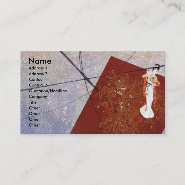 Ladys Fashion #2 Profile Card (Front)