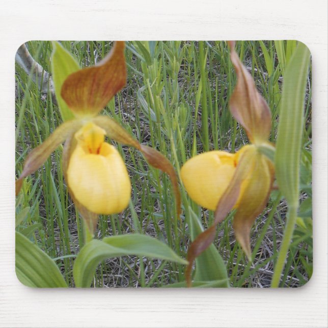 Lady's Slipper Mouspad Mouse Pad (Front)
