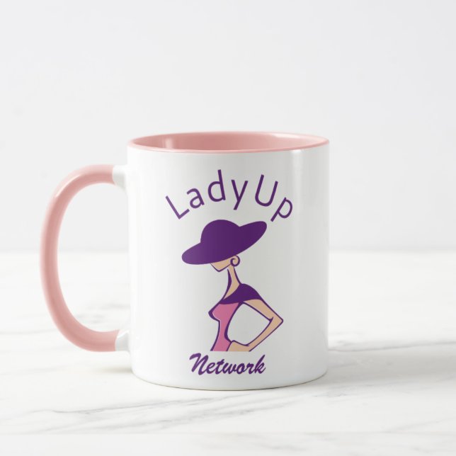 LadyUp Coffee Mug Logo (Left)