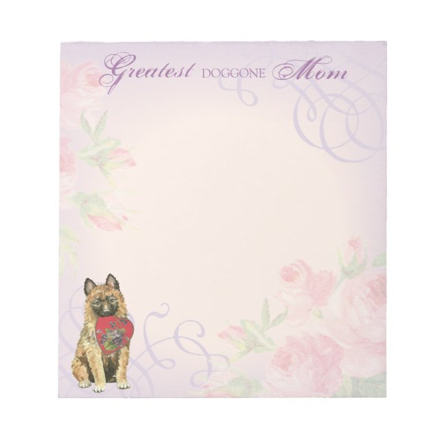 Laekenois Heart Mum Notepad (Front)