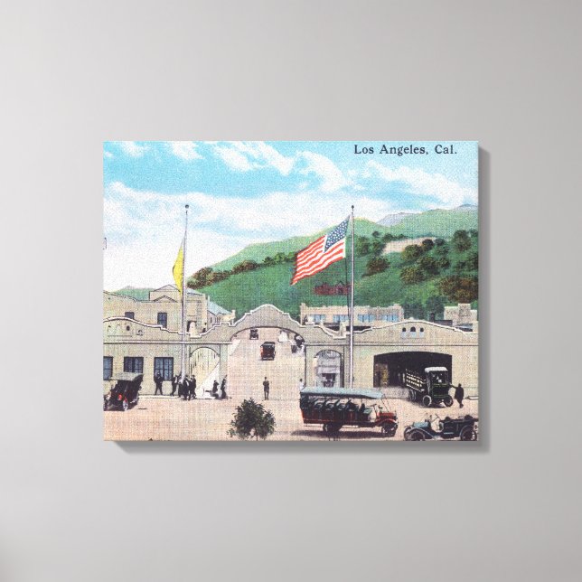 Laemmle Boulevard View of Universal City Canvas Print (Front)