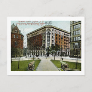 Lafayette Hotel, Buffalo, NY 1909 Vintage Postcard