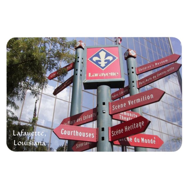 Lafayette, Louisiana Magnet (Horizontal)