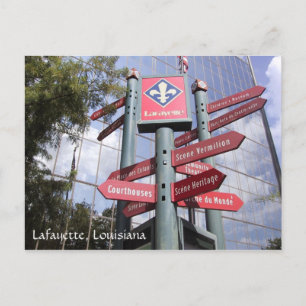 Lafayette, Louisiana Postcard