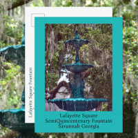 Lafayette Square Fountain Savannah GA Photographic