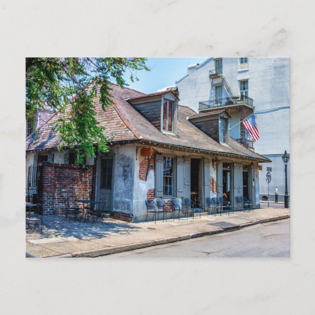 Lafitte's Blacksmith Shop Postcard (Front)