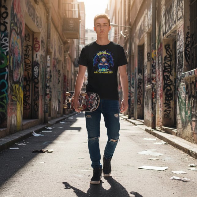 Lag Is My Arch-Nemesis Funny Gamer T-Shirt (Creator Uploaded)