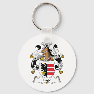 Lage Family Crest Key Ring