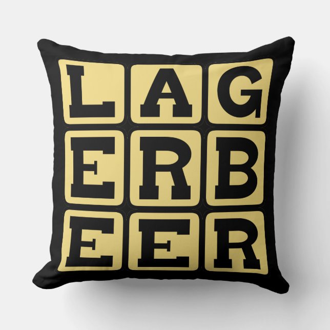 Lager Beer, Type of Ale Cushion (Front)