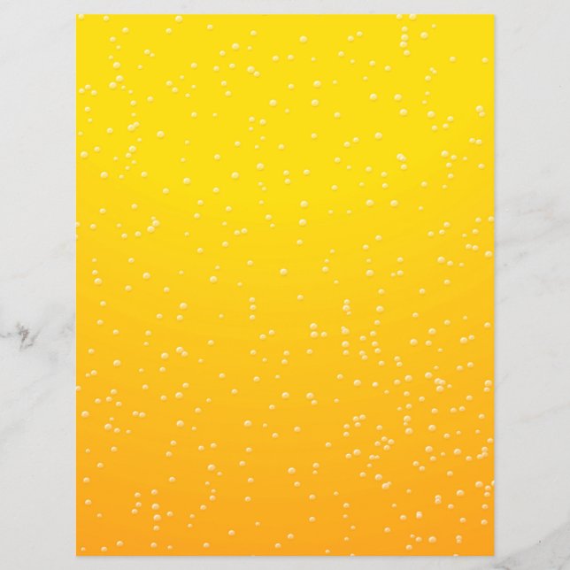 Lager Beer with Tiny Bubbles Background Art Flyer (Front)