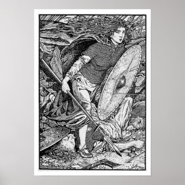 Lagertha Viking Shield Maiden Poster (Front)