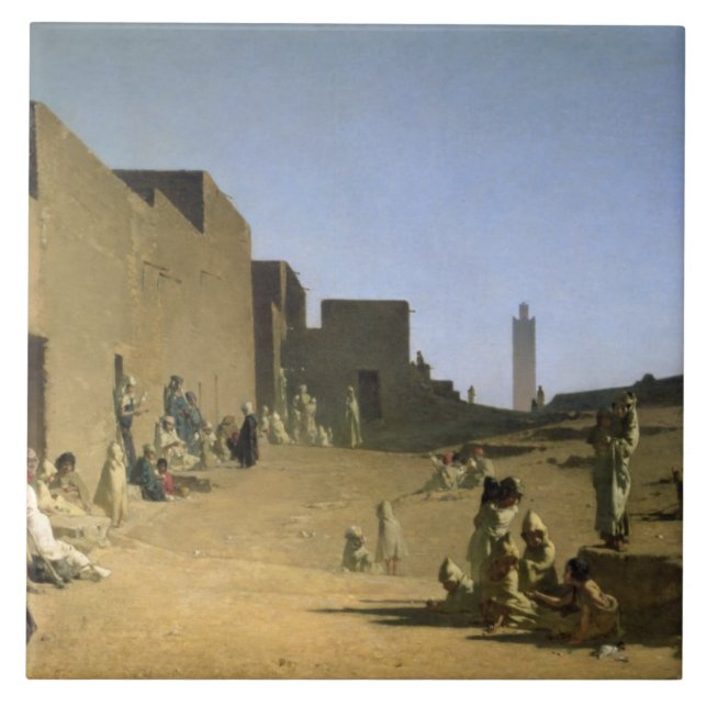 Laghouat in the Algerian Sahara, 1879 Tile (Front)