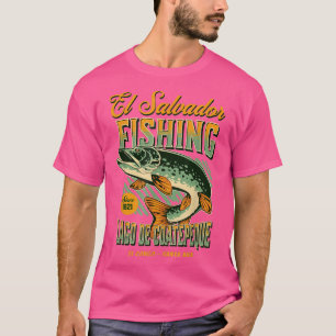 Lago De Coatepeque Fishing El Congo Santa Ana T-Shirt