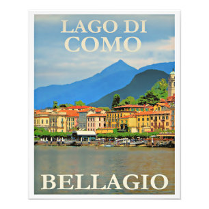 Lago di Como, Bellagio, Italy Photo Print