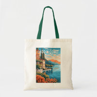 Lago di Como Italia Travel Art Vintage