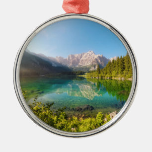 Lago di Fusine   Juliaschen Alps Metal Tree Decoration