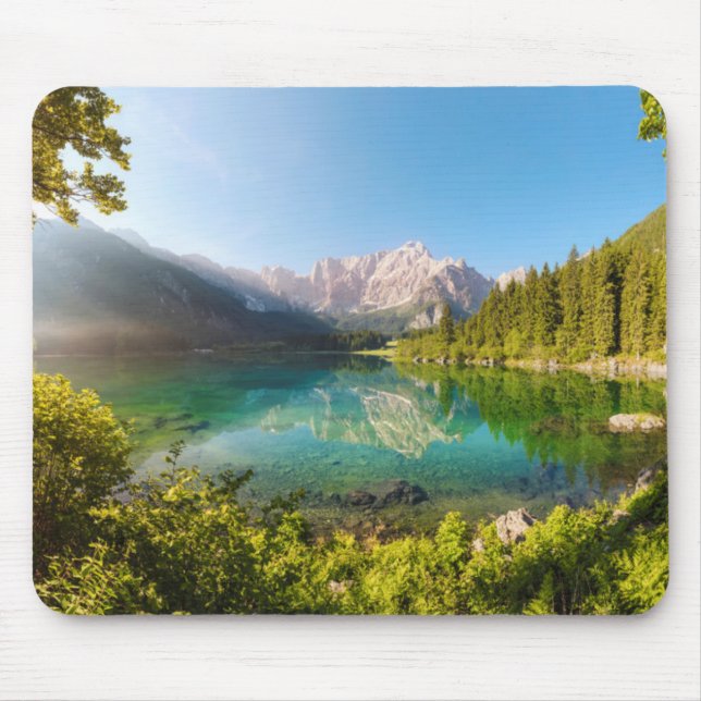 Lago di Fusine   Juliaschen Alps Mouse Pad (Front)