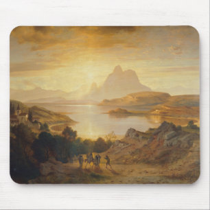 Lago di Lugano – Albert Zimmermann Mouse Pad