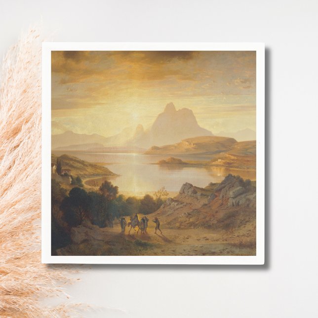 Lago di Lugano – Albert Zimmermann Napkin (Creator Uploaded)