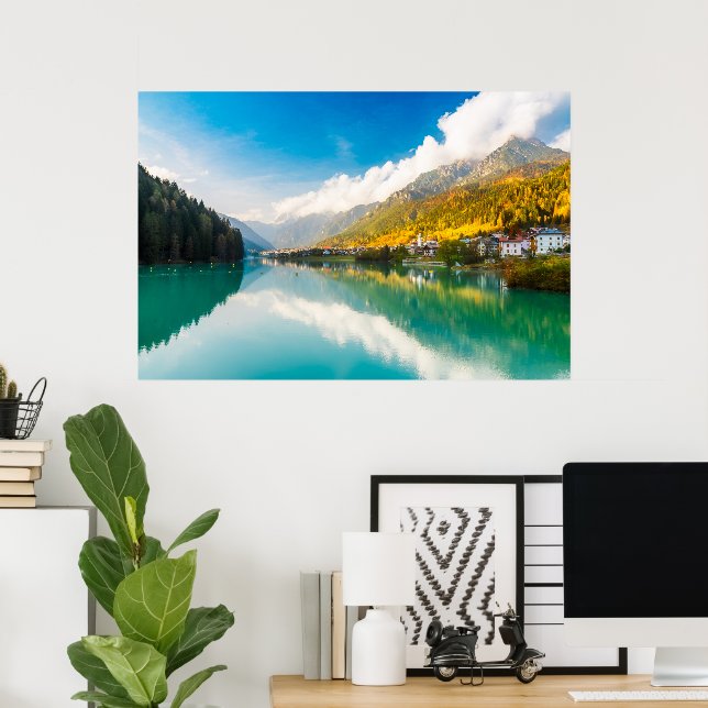 Lago di Santa Caterina Auronzo di Cadore Poster (Home Office)