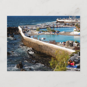 Lago Martiánez, Puerto de la Cruz, Tenerife, Spain Postcard