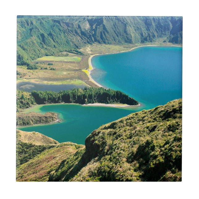 Lagoa do Fogo, Azores Tile (Front)